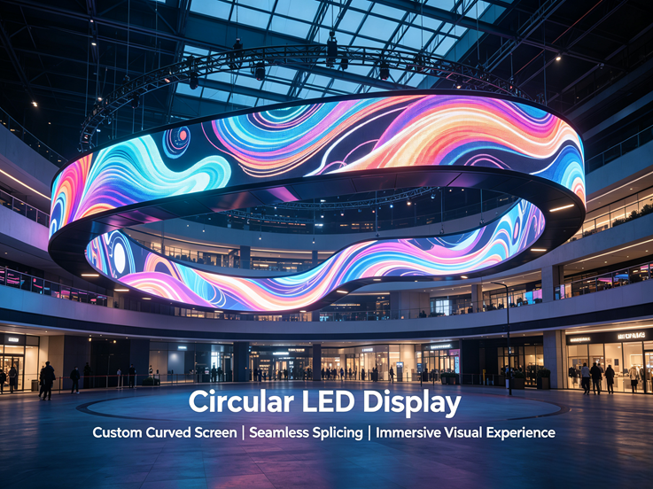 How to Choose a Custom-Shaped Large Screen? Key Considerations for Circular LED Display Applications and Selection